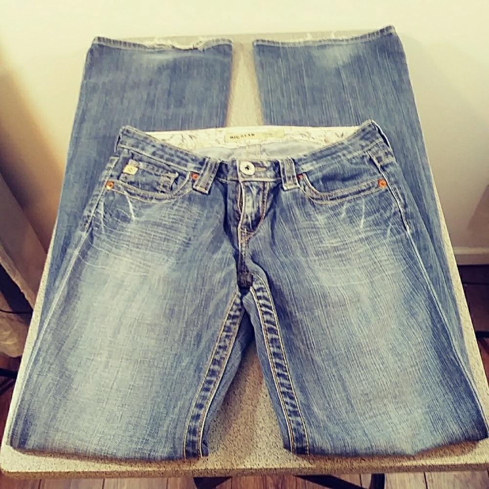 Big Star Casey K. Low Rise Fit Boot Cut Jeans 27xl